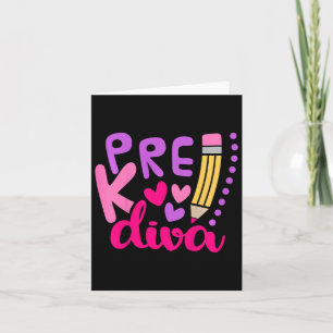 Cartão Kids Pre-k Diva