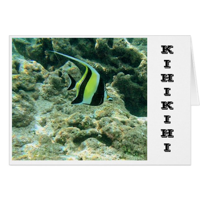 Cartão Kihikihi (Frente horizontal)