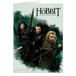 Cartão Kili, THORIN OAKENSHIELD™, & Fili Graphic