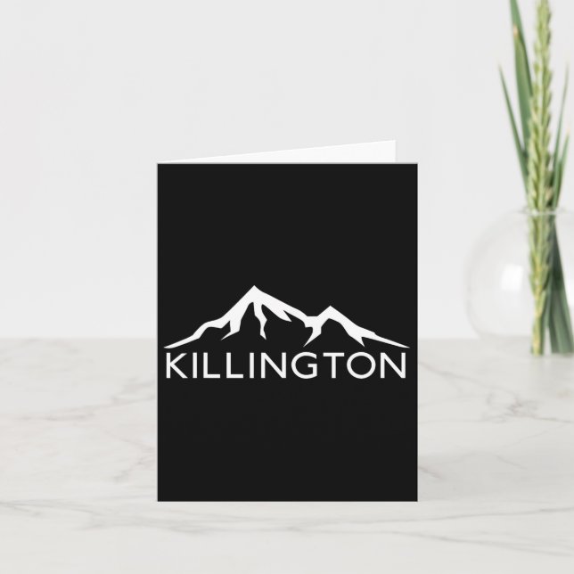 Cartão Killington Vermont Skiing Snowboard (Frente)