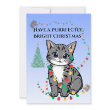 Kim'WhiskerWorks Holiday – Flat Greeting Card