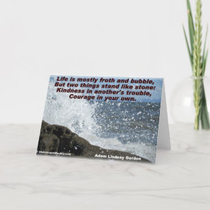 Cartão Kindness & Courage-Greeting Card