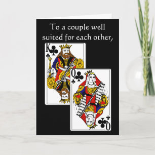 Cartão King and Queen Anniversary Greeting Card