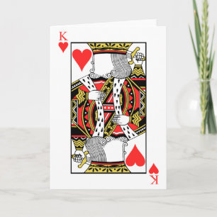 Cartão King of Hearts - Add Your Image