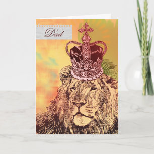 Cartão King of the Jungle Father's Day Cards