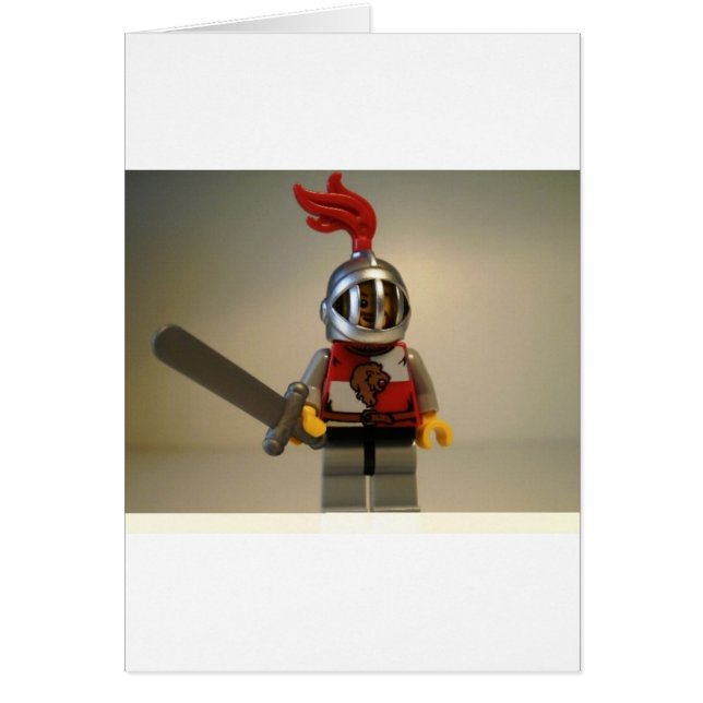 Cartão Kingdomes Lion Knight Minifigure (Frente)