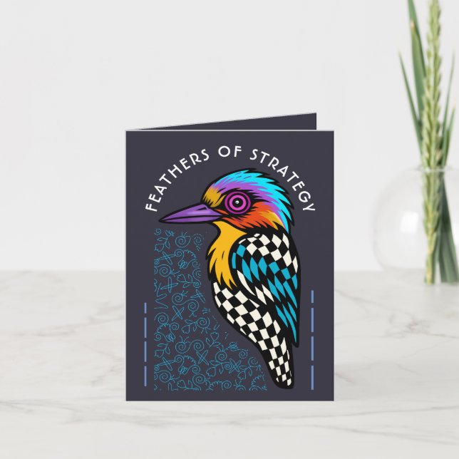 Cartão kingfisher (Frente)