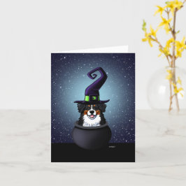 Cartão KiniArt Bernese Halloween