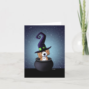 Cartão KiniArt Doodle Dog Witeen