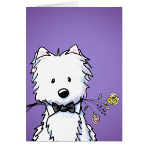 Cartão KiniArt Love Bites Westie Terrier