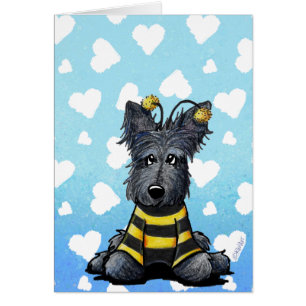 Cartão KiniArt Scottie Dog Bee