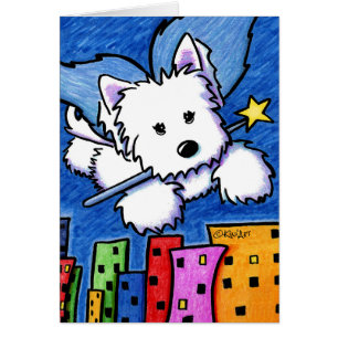 Cartão KiniArt Westie Faerie
