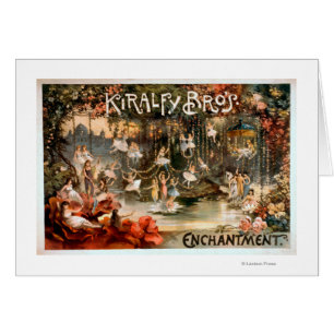 Cartão Kiralfy Brothers Enchantment Poster