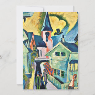 Cartão Kirchner - Konigstein com a Igreja Vermelha