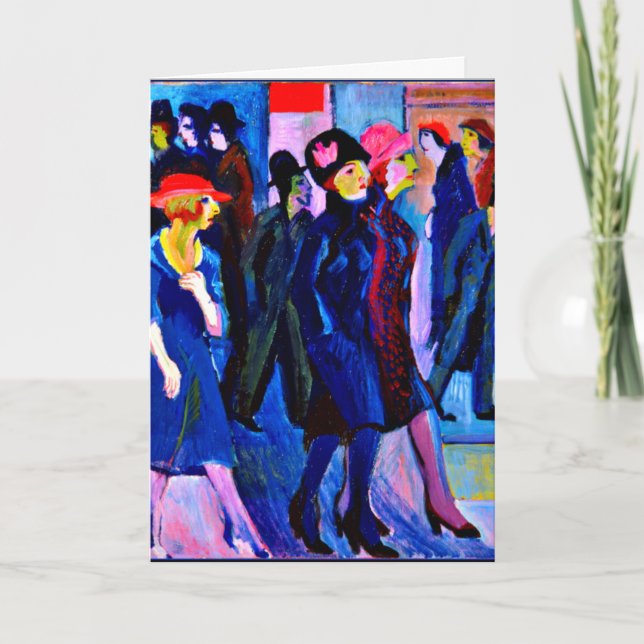 Cartão Kirchner - Street Scene, 1926 (Frente)