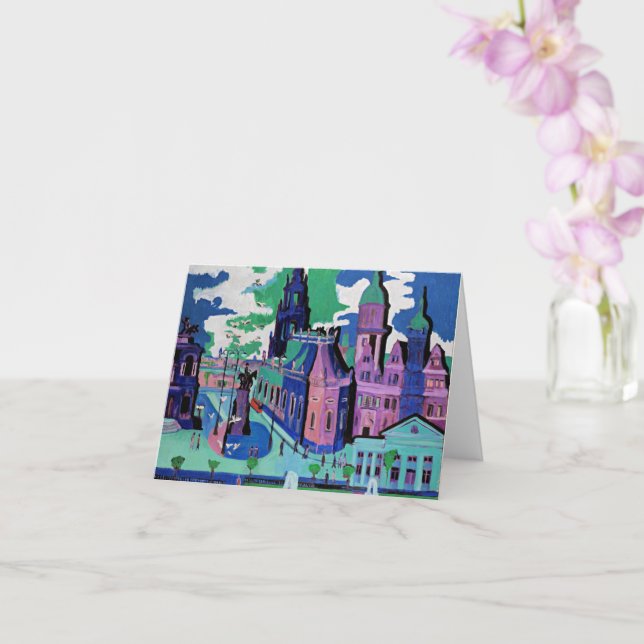 Cartão Kirchner - Visão de Dresden (Orquídea)