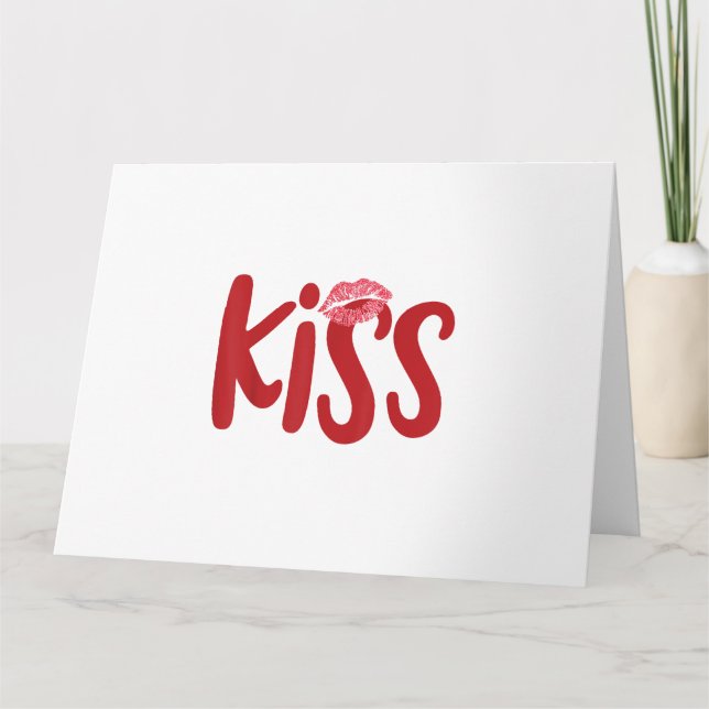 Cartão Kiss Casado Matar Girls Group Trio KISS Costume Re (Frente)