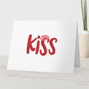 Cartão Kiss Casado Matar Girls Group Trio KISS Costume Re