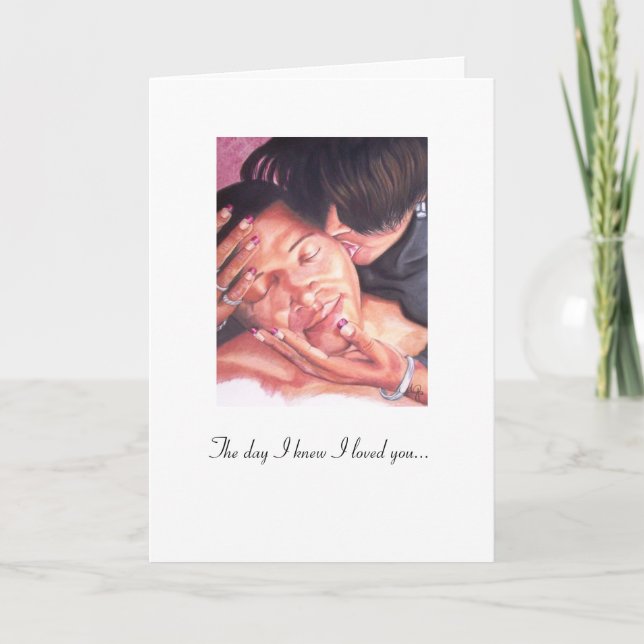 Cartão KISSOFAWOMAN, o dia onde eu soube que eu o amei… (Frente)