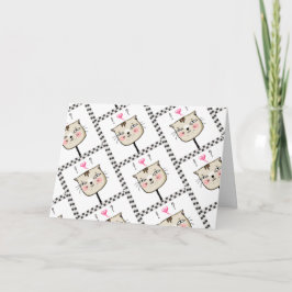 Cartão Kit de gato mais fofo do Dia dos Namorados