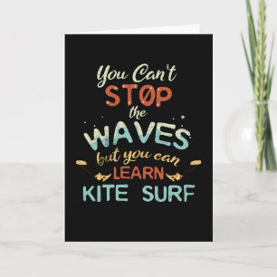 Cartão Kite Surf Kitesurfing Stop Waves Surf Windsurfing