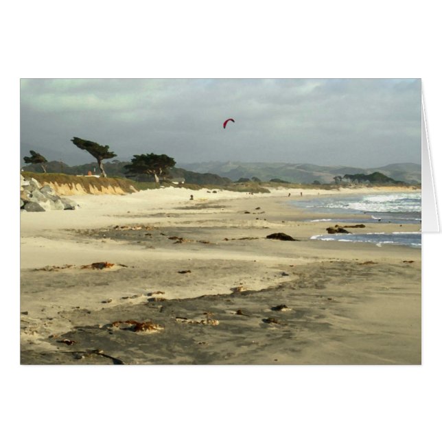 Cartão Kite Vermelho (Frente Horizontal)