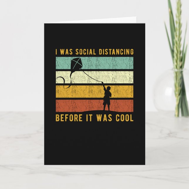 Cartão Kite Voando (Frente)