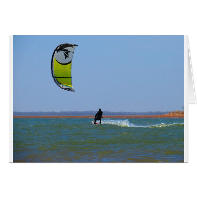 Cartão Kiteboard (Frente Horizontal)
