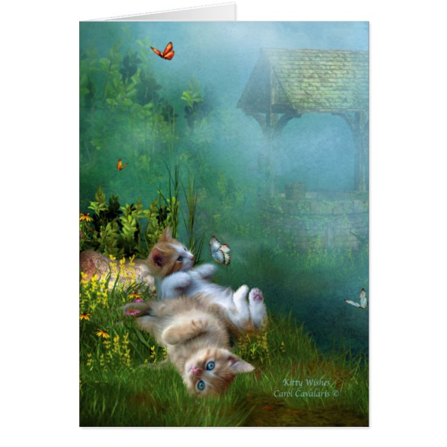 Cartão Kittty deseja ArtCard (Frente)