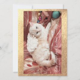 Cartão Kitty Angel para o Natal