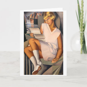 Cartão Kizette en Rosa   Tamara de Lempicka  