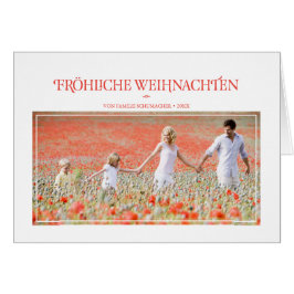 Cartão Klassische Feiertags-Gruß