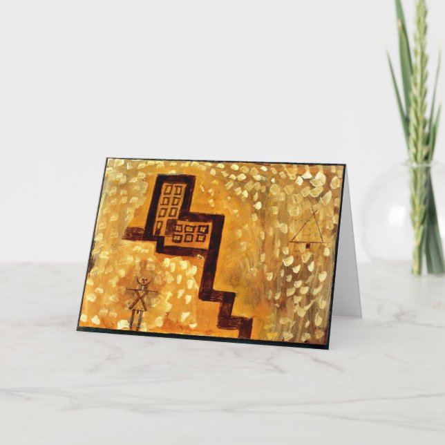 Cartão Klee - A Casa do Alto (Frente)