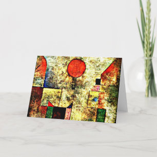 Cartão Klee - Balão Vermelho