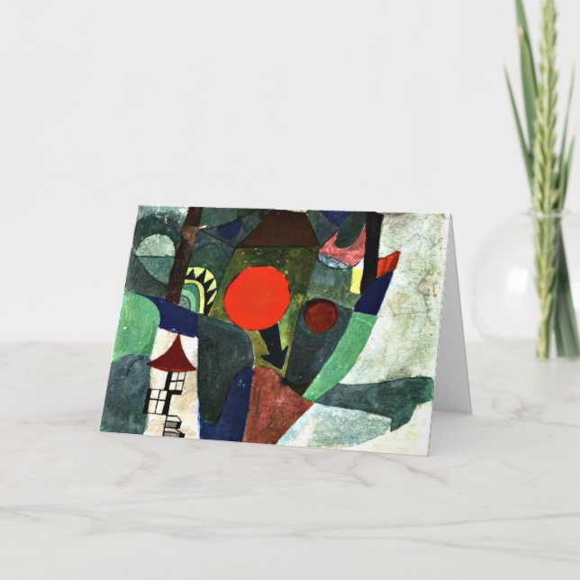 Cartão Klee - Com o Sol de Definição (Frente)