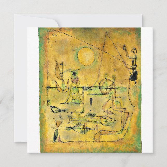 Cartão Klee - Eles estão mordendo (Frente)