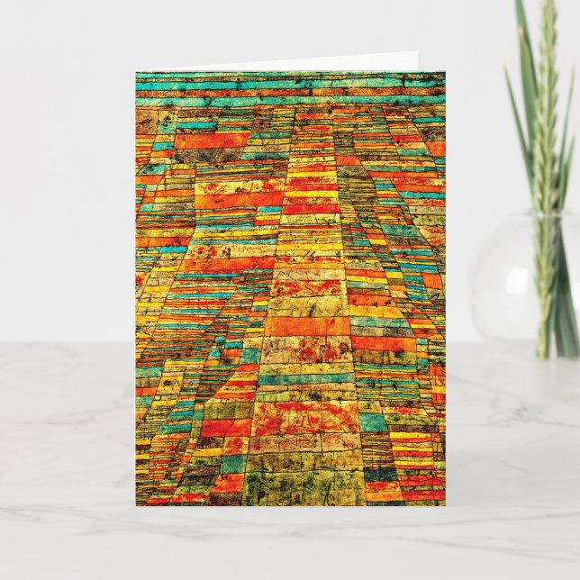 Cartão Klee - Estrada e Vias (Frente)