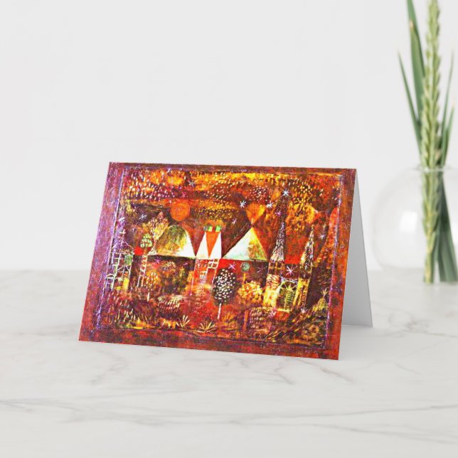 Cartão Klee - Festividade Nocturna (Frente)