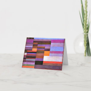 Cartão Klee - Incêndio à Noite