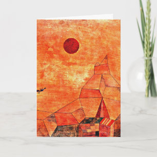 Cartão Klee - Marchen, colorful artwork