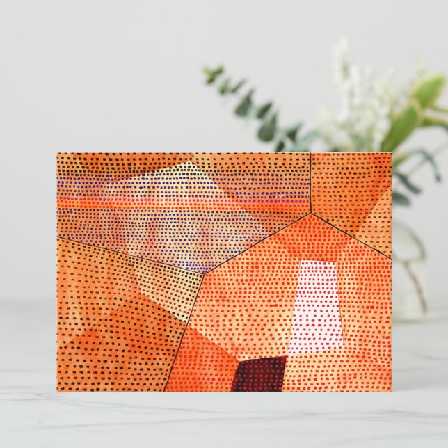 Cartão Klee - Modelo 106, Polifonia a cores, (Em pé/Frente)