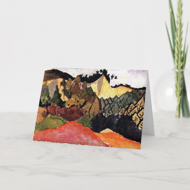 Cartão Klee - Música do Amor pela Nova Lua, (Frente)