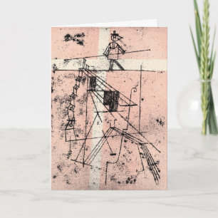 Cartão Klee - O Caminhante Da Corda Apertada