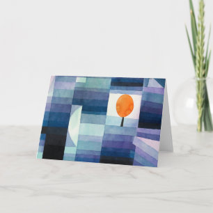 Cartão Klee - O prendedor do outono