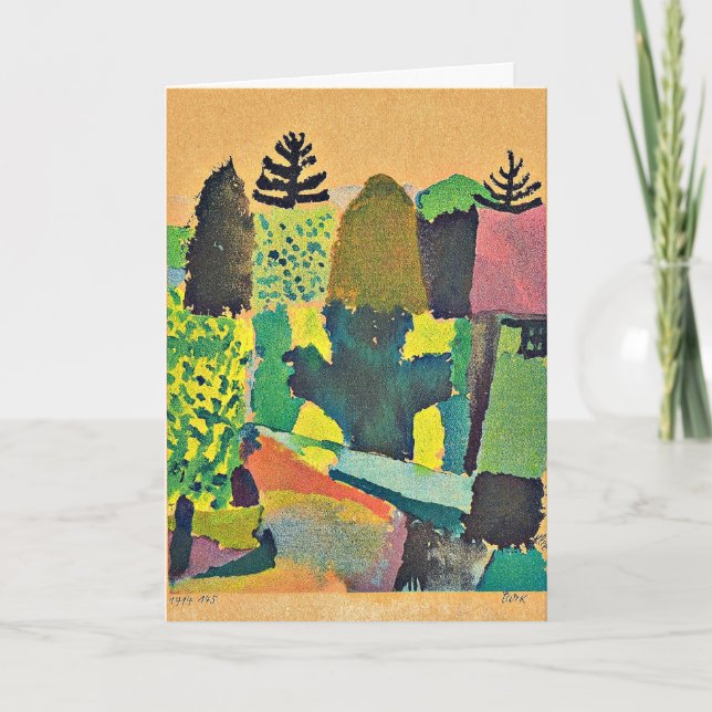 Cartão Klee - Park (Frente)