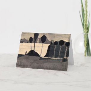 Cartão Klee - Parque perto do lago