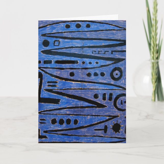 Cartão Klee - Traços heroicos do Arco (Frente)