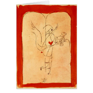 Cartão Klee - Um Espírito Serve um Pequeno Café da Manhã