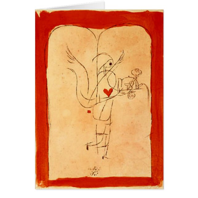 Cartão Klee - Um Espírito Serve um Pequeno Café da Manhã (Frente)