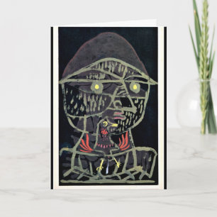 Cartão Klee - Vogelfanger, abstrato art